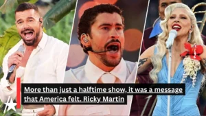 More than just a halftime show, it was a message that America felt. Ricky Martin
