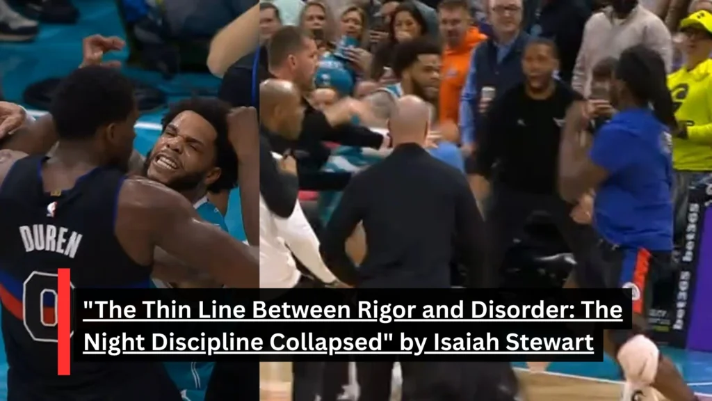 "The Thin Line Between Rigor and Disorder: The Night Discipline Collapsed" by Isaiah Stewart