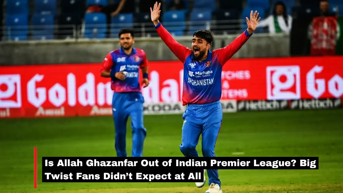 Is Allah Ghazanfar ruled out of the IPL
