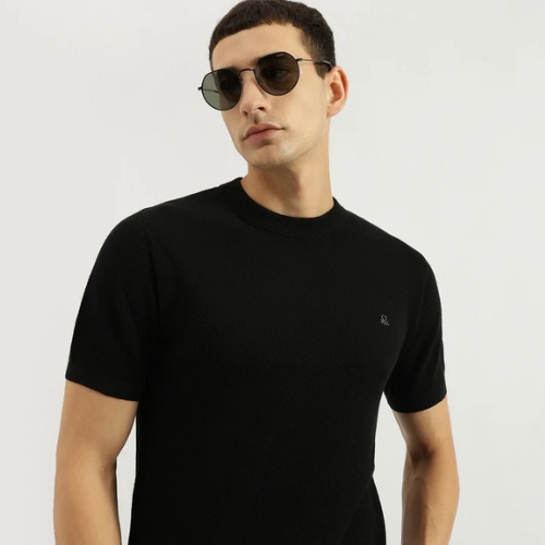 Premium Men T- Shirts Dark Black Color